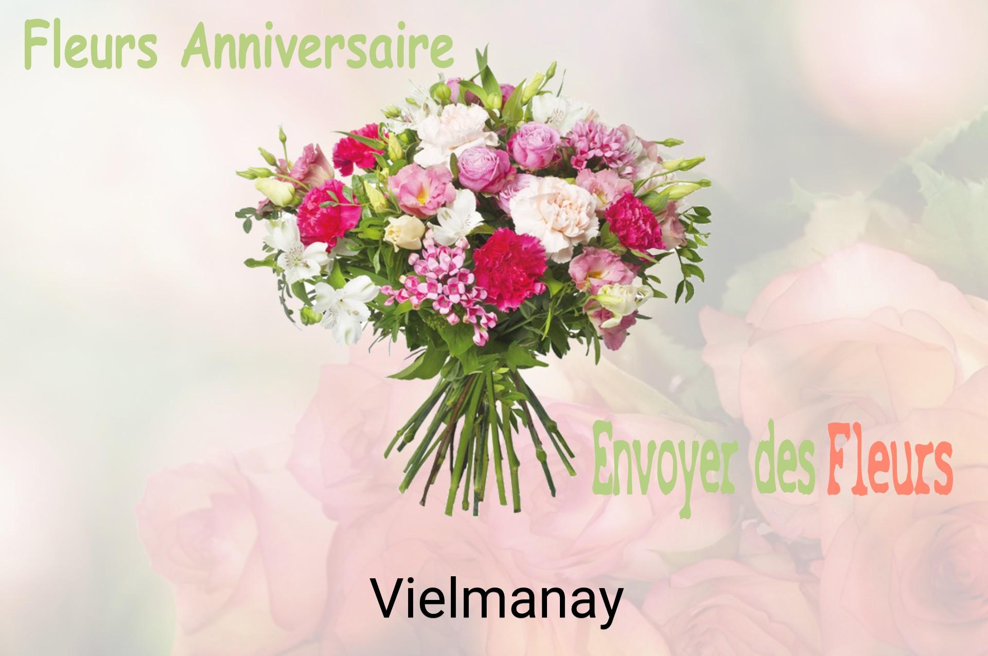 Bouquet de fleurs d’anniversaire livré à Vielmanay